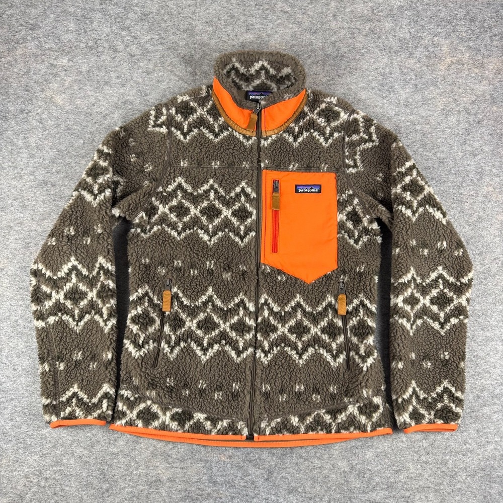 Patagonia Classic Retro-X Fleece Jacket Sweet Cedar Topsoil Brown 23074 Womens S
